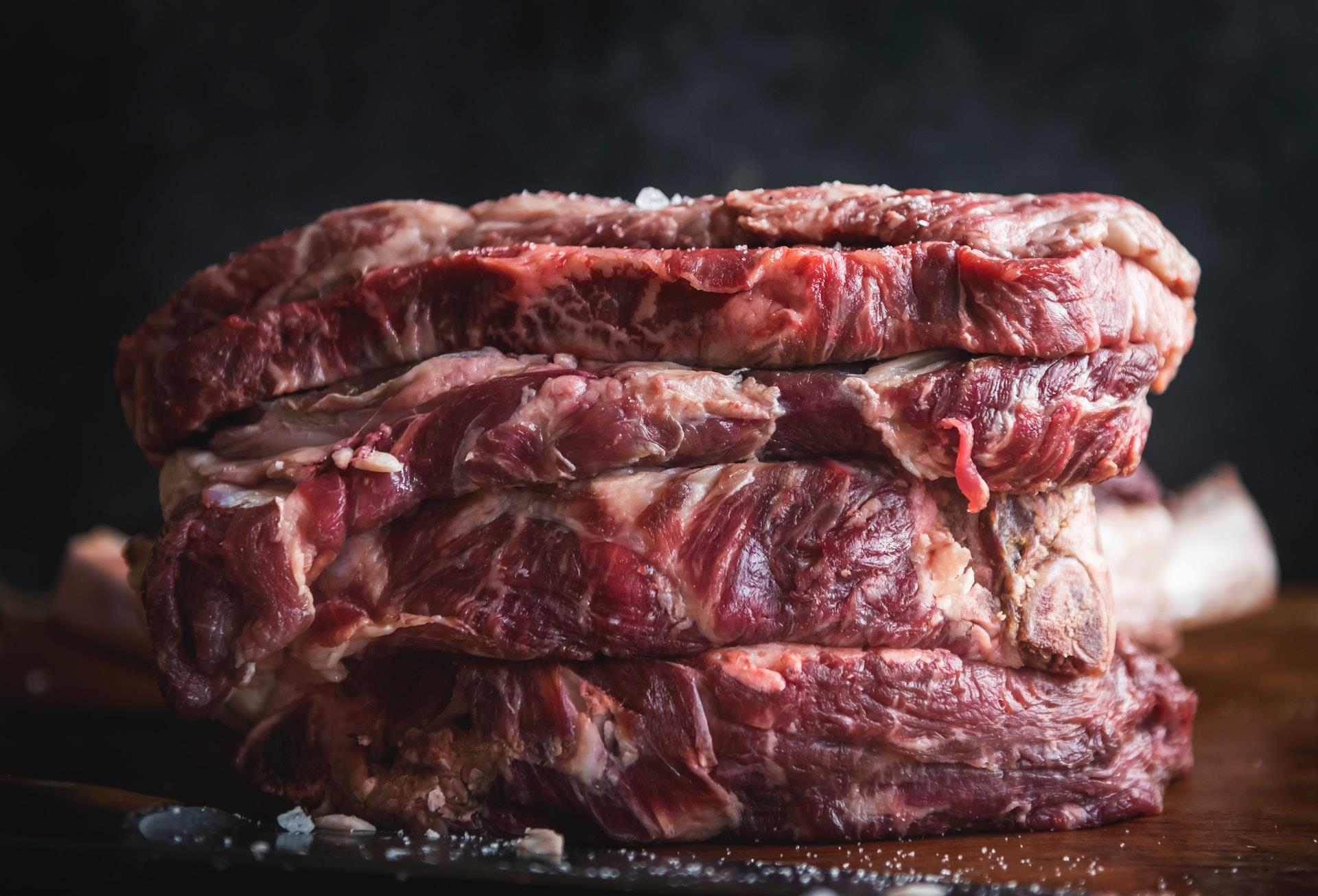 Stacked Meat Steaks